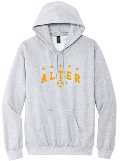 Picture of Alter Boys Soccer - Adult/Unisex - Softstyle Midweight Pullover Hooded Sweatshirt by Gildan SF500 - Ash (Logo 2)