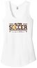 Picture of Alter Girls Soccer - Ladies - Women's Perfect Tri-Racerback Tank Top by District DM138L - Grey Frost or White (Logo 2)