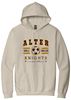 Picture of Alter Girls Soccer - Adult/Unisex - Softstyle Midweight Pullover Hooded Sweatshirt by Gildan SF500 - Sand, Sports Grey, or White (Logo 1)