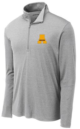 Picture of Alter Girls Soccer - Adult/Unisex - Endeavor 1/4-Zip Pullover by Sport Tek ST469 - Light Grey Heather
