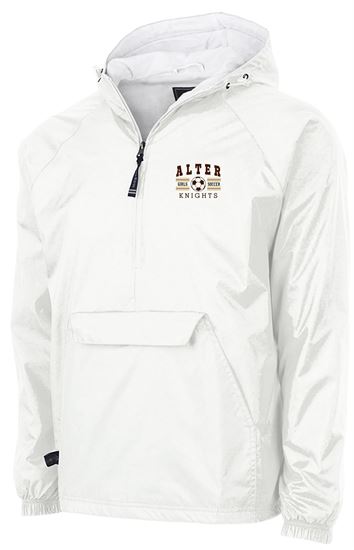 Picture of Alter Girls Soccer - Adult/Unisex - All Weather Pullover by Charles River 9905 - White
