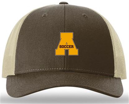 Picture of Alter Boys Soccer - Richardson Low Pro Trucker Hat 115- Brown/Khaki