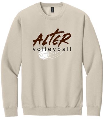 Picture of Alter Girls Volleyball - Adult/Unisex - Softstyle Crewneck Sweatshirt by Gildan SF000 -  Sand, Sports Grey, or Vintage Brown