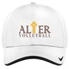 Picture of Alter Girls Volleyball - Dri Fit Perforated Cap by Nike NKFB6445 - White/Black