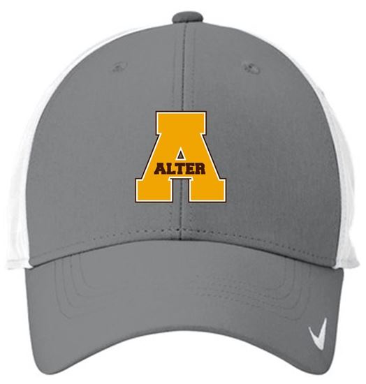 Picture of Alter Girls Volleyball - Legacy 91 Cap by Nike NKFB6447 - Dark Grey/White or White/White