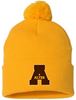 Picture of Alter Girls Soccer - Pom Knit Hat by Sportsman SP15 - Gold or Heather Grey