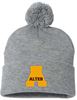 Picture of Alter Girls Soccer - Pom Knit Hat by Sportsman SP15 - Gold or Heather Grey