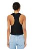 Picture of Alter Lancerettes - Ladies - Racerback Cropped Tank w/ Glitter Logo by Bella+Canvas BC6682 - Athletic Heather or Solid Black Blend