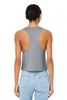 Picture of Alter Lancerettes - Ladies - Racerback Cropped Tank w/ Glitter Logo by Bella+Canvas BC6682 - Athletic Heather or Solid Black Blend
