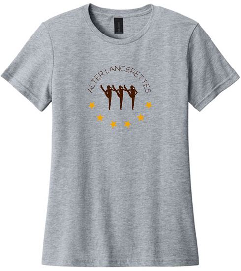 Picture of Alter Lancerettes - Ladies - Softstyle Short Sleeve Tee by Gildan 64000L - Sports Grey or White