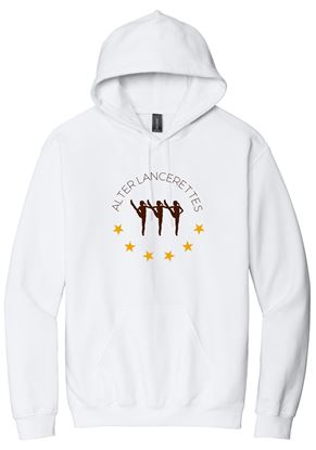 Picture of Alter Lancerettes  - Adult/Unisex - Softstyle Midweight Pullover Hooded Sweatshirt by Gildan SF500 - Ash or White