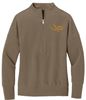 Picture of Alter Lancerettes - Ladies - Women's Linear Texture 1/4 Zip by Mercer+Mettle MM3041 - Warm Taupe