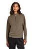 Picture of Alter Lancerettes - Ladies - Women's Linear Texture 1/4 Zip by Mercer+Mettle MM3041 - Warm Taupe