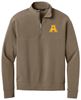 Picture of Alter Lancerettes - Adult/Unisex - Linear Texture 1/4 Zip w/ Logo Choice by Mercer+Meetle MM3040 - Warm Taupe