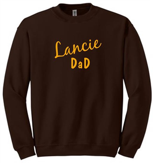 Picture of Alter Lancerettes - Adult/Unisex -  Lancie Mom/Dad Crewneck by Gildan 18000 - Dark Brown