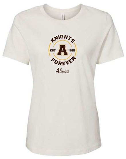 Picture of Alter High School - Ladies - Alumni Short Sleeve Tee by Bella+Canvas BC6400 - Solid Athletic Grey or White