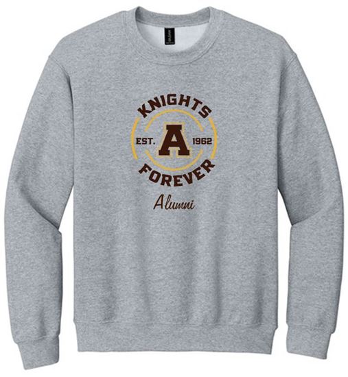 Picture of Alter High School - Adult/Unisex - Alumni Crewneck Sweatshirt by Gildan 18000 - Sports Grey or White