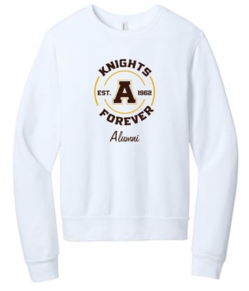 Picture of Alter High School - Adult/Unisex - Alumni Sponge Fleece Crewneck Sweatshirt by Bella+Canvas BC3911 - Athletic Heather or White