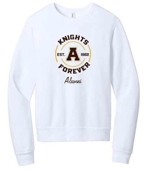 Picture of Alter High School - Adult/Unisex - Alumni Sponge Fleece Crewneck Sweatshirt by Bella+Canvas BC3911 - Athletic Heather or White