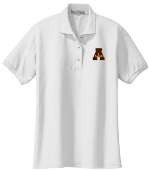 Picture of Alter High School - Ladies - Women's Short Sleeve Polo by Port Authority L500 - White