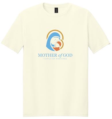 Picture of Mother of God - Adult/Unisex - Softstyle Short Sleeve Tee by Gildan 64000 -  Off White or Sand