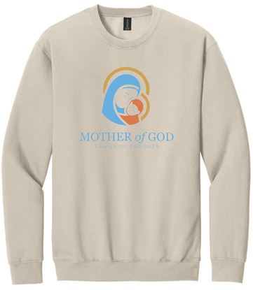 Picture of Mother of God - Adult/Unisex - Softstyle Crewneck Sweatshirt by Gildan SF000 -  Off White or Sand