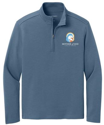 Picture of Mother of God - Adult/Unisex - Breakwater 1/4 Zip Pullover by Port Authority - Dusk Blue