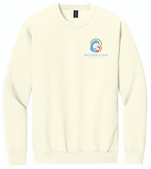 Picture of Mother of God - Adult/Unisex - Softstyle Crewneck Sweatshirt by Gildan SF000 -  Off White, Sand, or Stone Blue