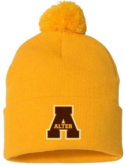 Picture of Alter Boys Lacrosse - Pom Knit Hat by Sportsman SP15 - Gold