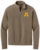 Picture of New! Alter - Unisex - Linear Texture 1/4 Zip w/ Logo Choice by Mercer+Meetle MM3040 - Warm Taupe - NOT UNIFORM!