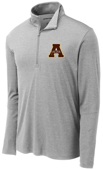Picture of Alter - Adult/Unisex - Endeavor 1/4-Zip Pullover by Sport-Tek ST469 - Light Grey Heather