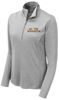 Picture of Alter - Ladies - Women's Endeavor 1/2-Zip Pullover With Logo Choice by Sport Tek LST469 - Light Grey Heather