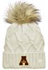 Picture of Alter - Faux Fur Pom Beanie by New Era NE911 - Grey or Ivory