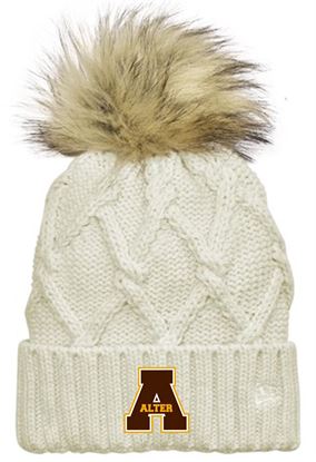 Picture of Alter - Faux Fur Pom Beanie by New Era NE911 - Grey or Ivory