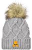 Picture of Alter - Faux Fur Pom Beanie by New Era NE911 - Grey or Ivory