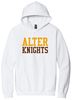 Picture of Alter High School - Adult/Unisex - Softstyle Midweight Pullover Hooded Sweatshirt w/LOGO CHOICE by Gildan SF500 - White
