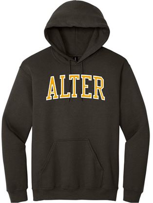Picture of Alter High School - Adult/Unisex - Heavy Blend Hooded Sweatshirt w/LOGO CHOICE by Gildan 18500 - Brown