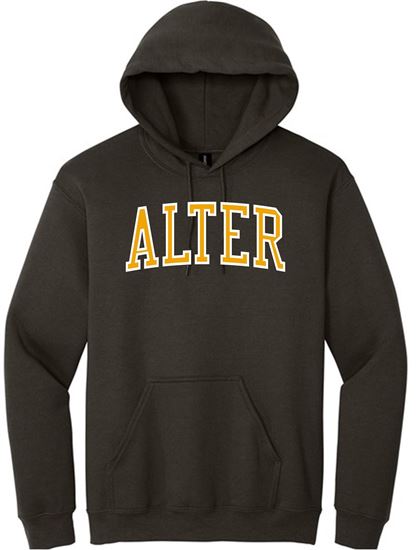 Picture of Alter High School - Adult/Unisex - Heavy Blend Hooded Sweatshirt w/LOGO CHOICE by Gildan 18500 - Brown
