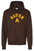 Picture of Alter High School - Adult/Unisex - Powerblend Hooded Sweatshirt w/ Logo Choice by Champion S700 - Brown