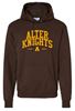 Picture of Alter High School - Adult/Unisex - Powerblend Hooded Sweatshirt w/ Logo Choice by Champion S700 - Brown