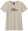 Picture of Alter High School - Ladies - Softstyle Short Sleeve Tee w//LOGO CHOICE  by Gildan 64000L - Sand