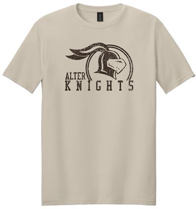 Picture of Alter High School - Adult/Unisex - Softstyle Short Sleeve Tee w/ LOGO CHOICE by Gildan 64000 - Sand