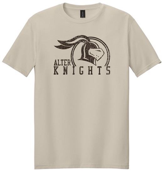 Picture of Alter High School - Adult/Unisex - Softstyle Short Sleeve Tee w/ LOGO CHOICE by Gildan 64000 - Sand