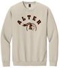 Picture of Alter High School - Adult/Unisex - Softstyle Crewneck w/ LOGO CHOICE Logo by Gildan SF000 - Sand