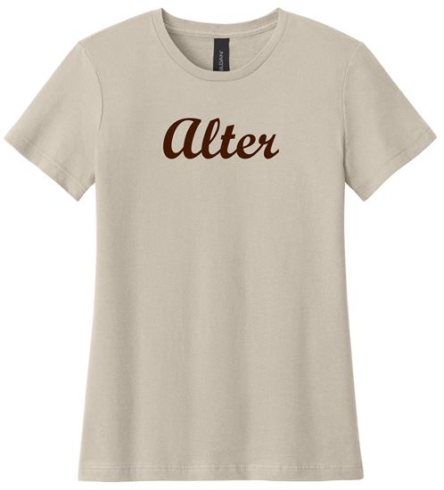 Picture of Alter High School - Ladies - Softstyle Short Sleeve Tee w//LOGO CHOICE  by Gildan 64000L - Sand