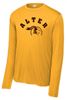 Picture of Alter High School - Adult/Unisex - Dri Fit Long Sleeve Tee w/ LOGO CHOICE by Sport-Tek ST350LS - Gold