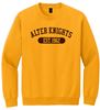 Picture of Alter High School - Adult/Unisex - Heavyblend Crewneck Sweatshirt w/ LOGO CHOICE by Gildan 18000 - Gold
