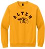 Picture of Alter High School - Adult/Unisex - Heavyblend Crewneck Sweatshirt w/ LOGO CHOICE by Gildan 18000 - Gold