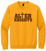 Picture of Alter High School - Adult/Unisex - Heavyblend Crewneck Sweatshirt w/ LOGO CHOICE by Gildan 18000 - Gold