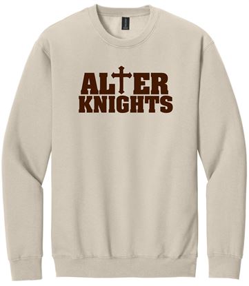Picture of Alter High School - Adult/Unisex - Softstyle Crewneck w/ LOGO CHOICE Logo by Gildan SF000 - Sand